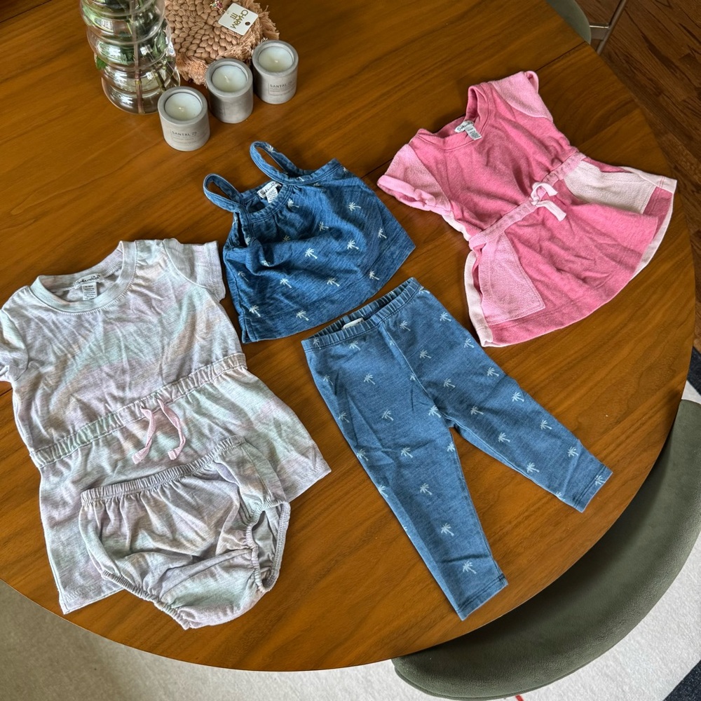Bundle of three Splendid baby girl outfits 3-6mo